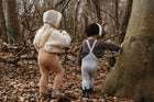 Silly Silas Teddy traksidega retro soojad sukkpüksid, light brown
