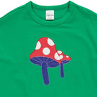 Fred's World Mushroom front l/s dress, Earth green