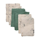Pippi musliinrätid, 6tk pakis, deep lichen green