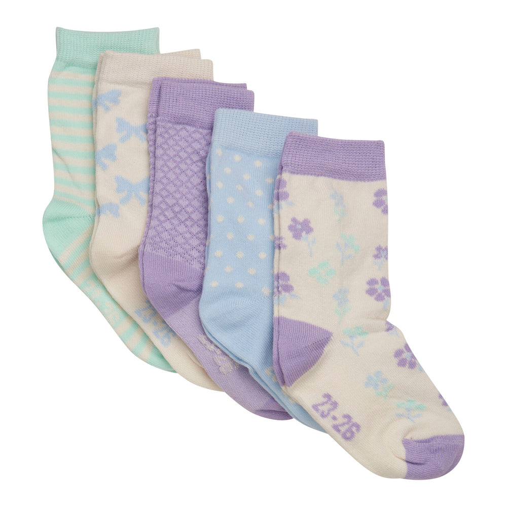 Minymo sokid, 5-pakk- Lavender