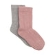 Minymo - Socks Pointelle, light grey melange