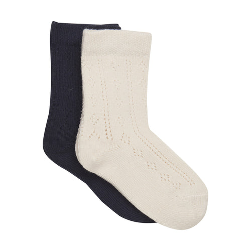 Minymo - Socks Pointelle, offwhite