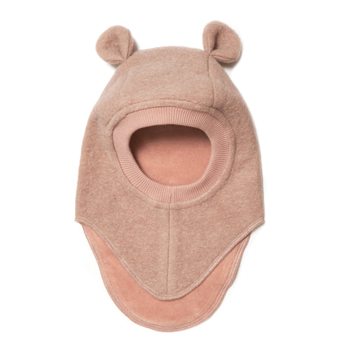 HUTTEliHUT Ears vanutatud villast tuukrimüts, Rose Melange