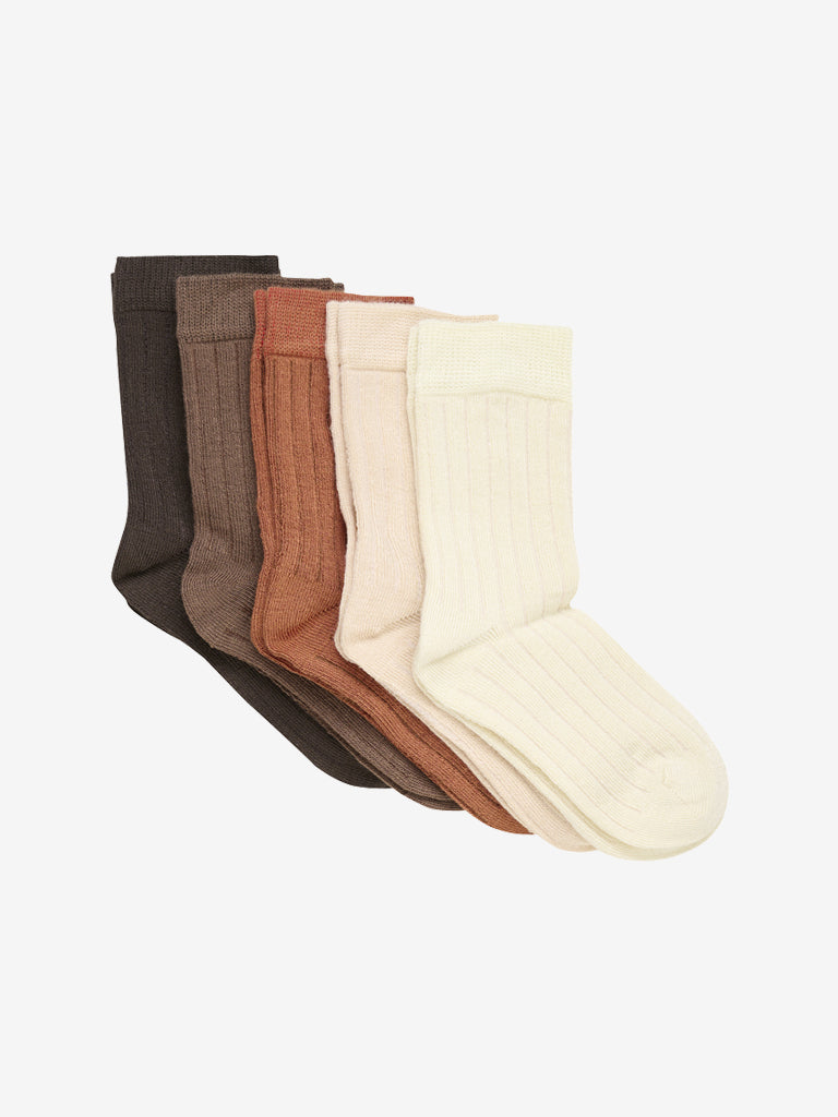 Minymo bambussokid (5 paari), cocoa brown
