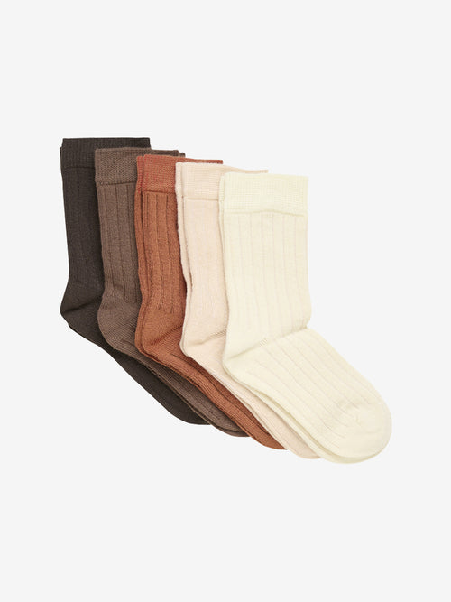 Minymo bambussokid (5 paari), cocoa brown