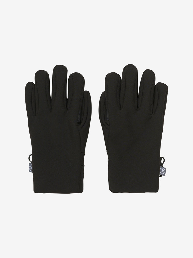 COLOR KIDS softshell sõrmikud, black