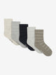 Minymo puuvillased sokid (5 paari), night gray