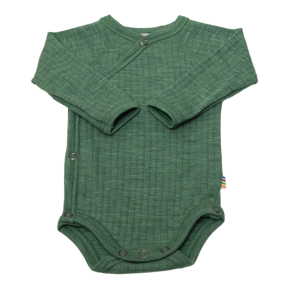 Joha Special Edition, meriinovillane pika varrukaga hõlmikbody, green