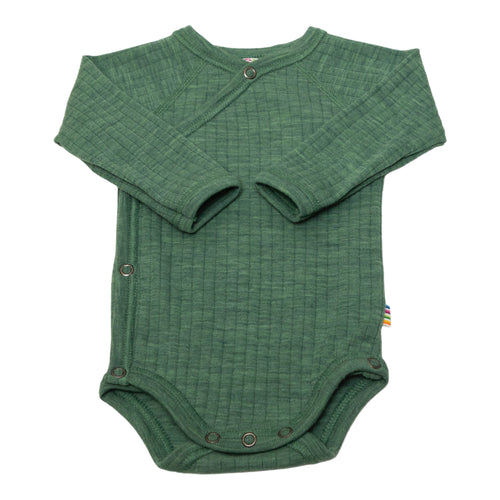 Joha Special Edition, meriinovillane pika varrukaga hõlmikbody, green