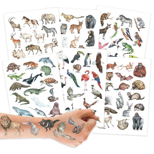Papierdrachen ajutine tattoo, Animals of the World