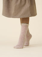 Minymo bambusviskoosi ja villa sokid 3 pakk, burnished lilac