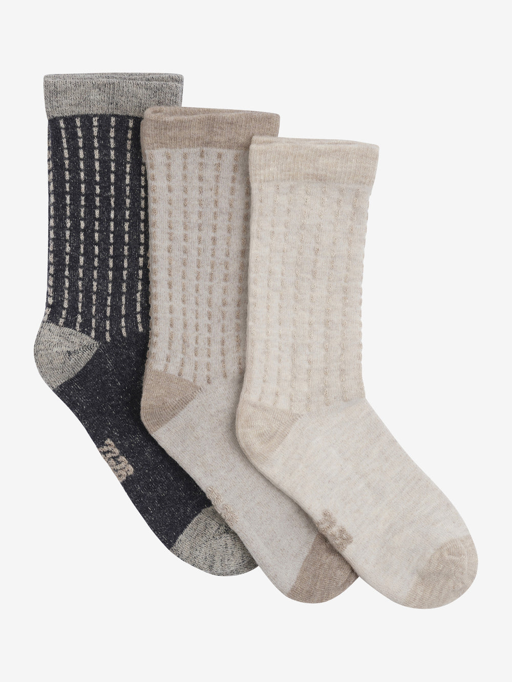 Minymo bambusviskoosi ja villa sokid 3 pakk, dark navy