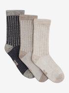 Minymo bambusviskoosi ja villa sokid 3 pakk, dark navy
