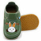 Dodo nahast barefoot-sandaalid, jänku/verde