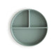 Mushie Silikoonist taldrik iminapaga- Cambridge Blue