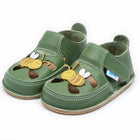 Dodo nahast barefoot-sandaalid, mumm/verde