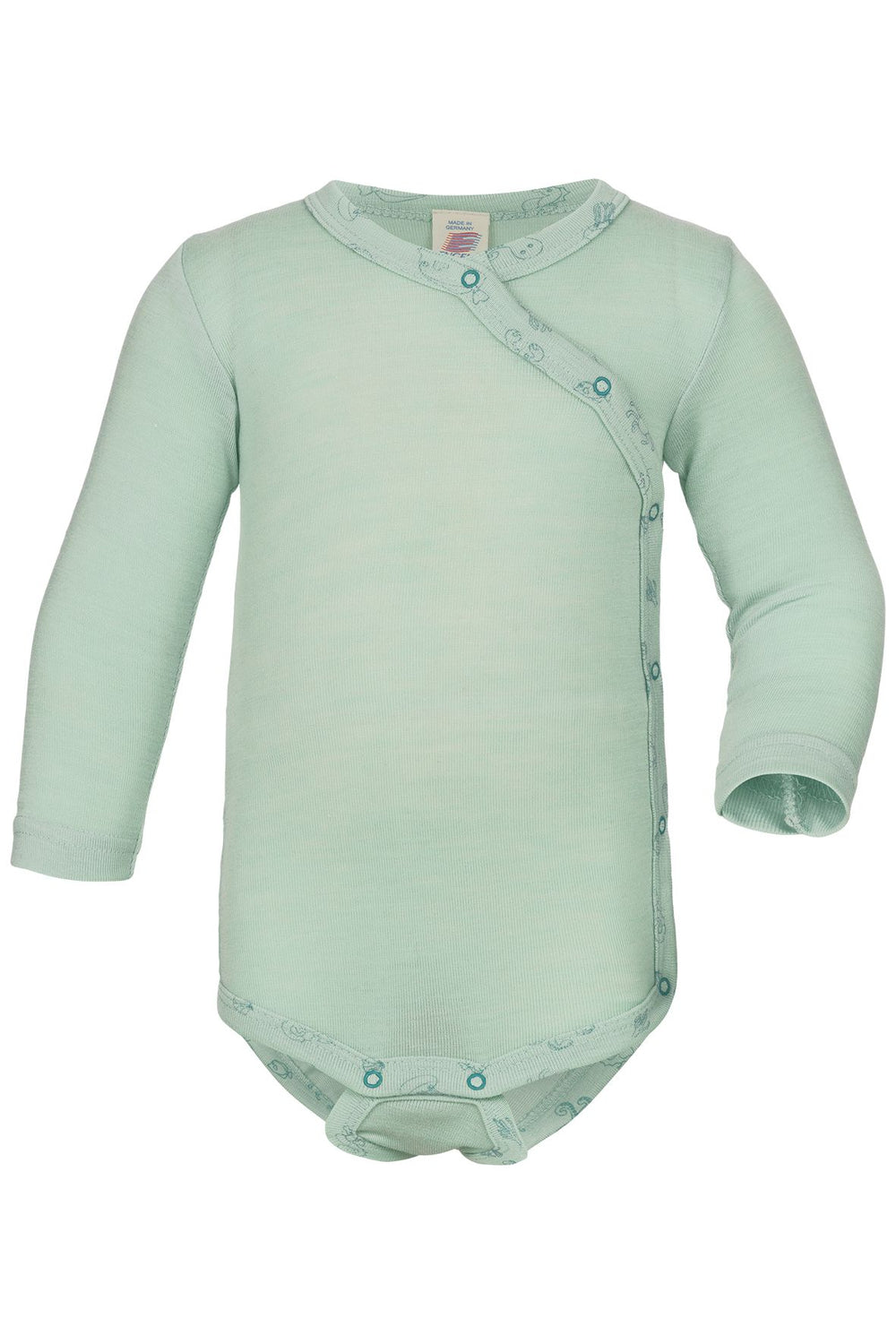 Engeli siidi-meriinovilla hõlmikbody, Pastel Mint