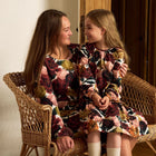 Maia Family Bloomy dress, dark red