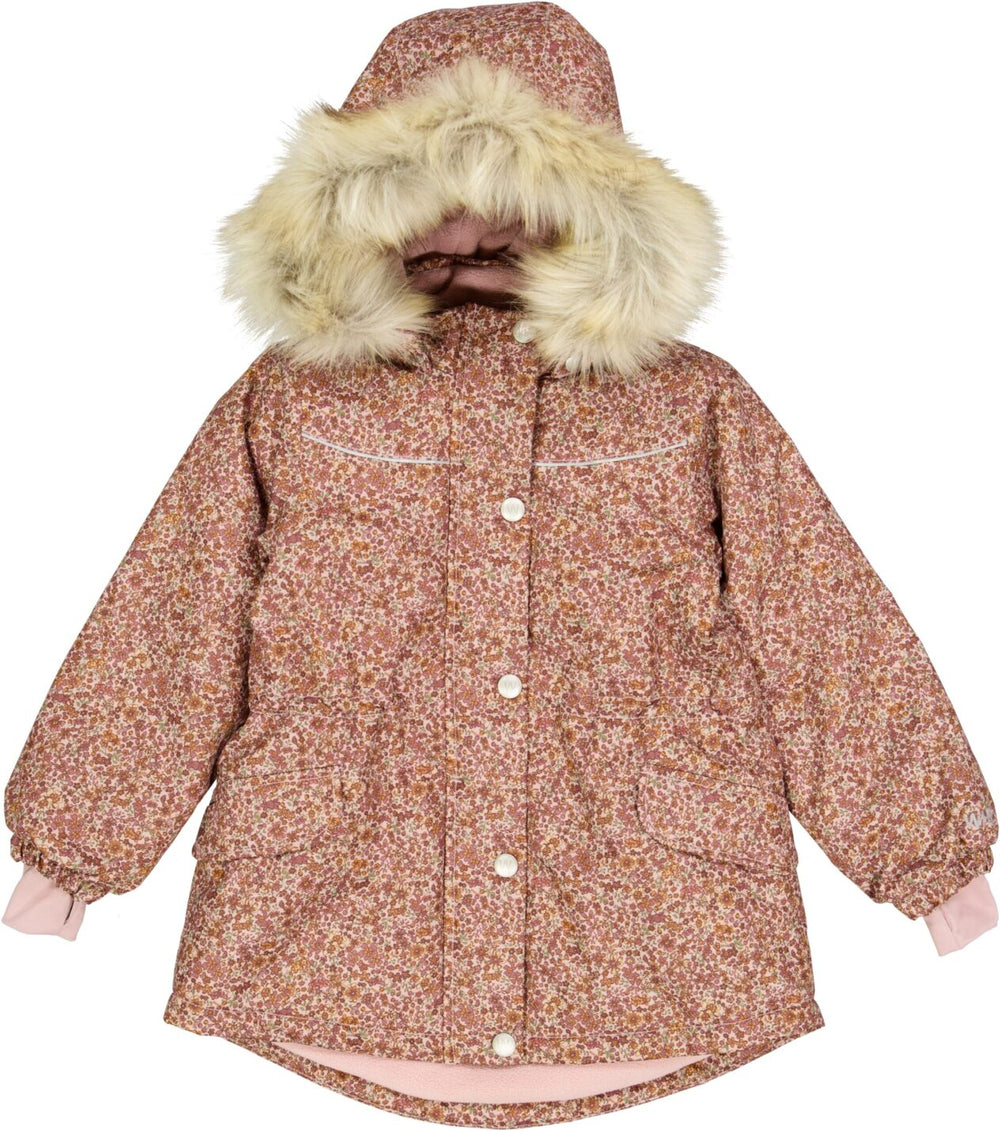 Wheat talveparka, Jacket Mathilde Tech, wood rose flowers