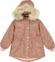 Wheat talveparka, Jacket Mathilde Tech, wood rose flowers
