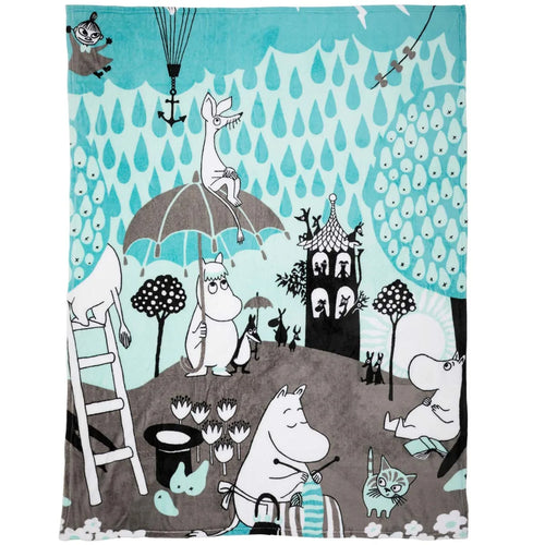 Martinex Muumi fliistekk Fall Day, aqua