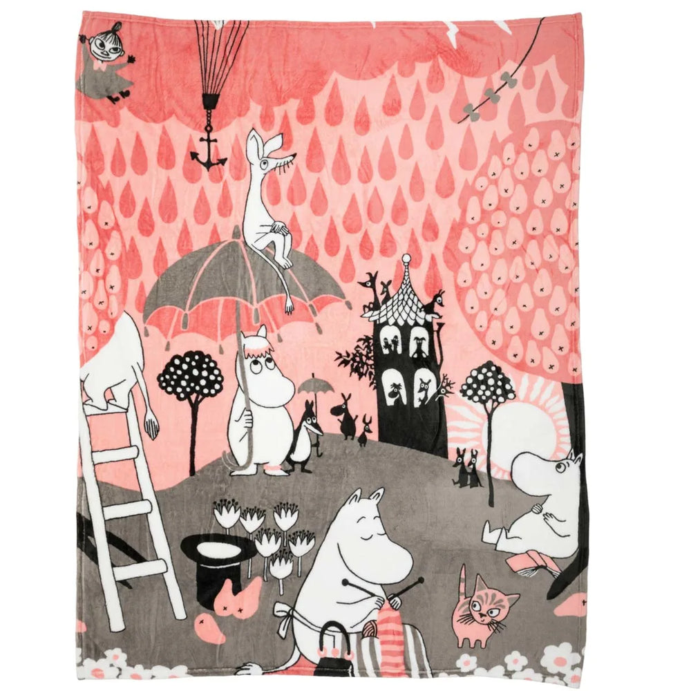 Martinex Muumi fliistekk Fall Day, pink