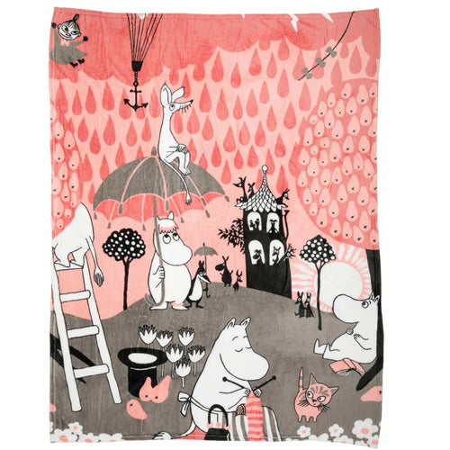 Martinex Muumi fliistekk Fall Day, pink