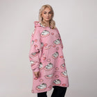 Martinex Muumi täiskasvanute Viima Giant Hoodie, pink