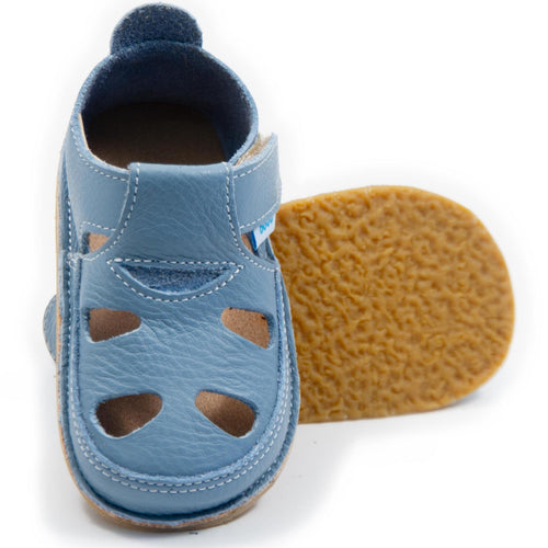 Dodo nahast barefoot-sandaalid, baby blue