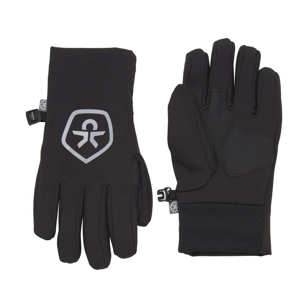 COLOR KIDS softshell sõrmikud, Black