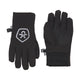 COLOR KIDS softshell sõrmikud, Black