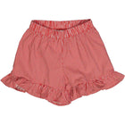 Müsli, Poplin stripe frill shorts, balsam cream/apple red
