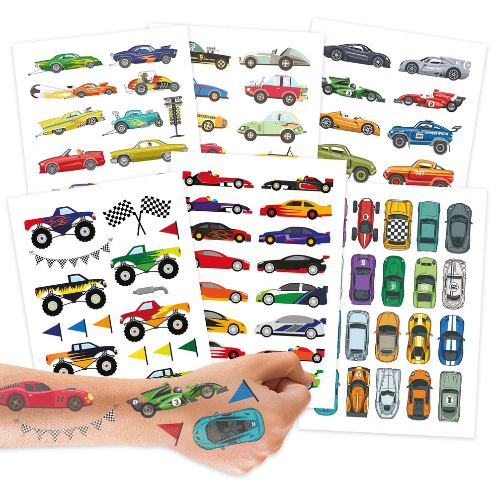 Papierdrachen ajutine tattoo, Cars