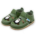 Dodo nahast barefoot-sandaalid, pingviin/verde