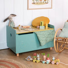 Moulin Roty, järelveetav puidust virnastatav Rong - Three Little Rabbits