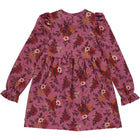 Müsli Bloomy l/s dress, boysenberry/fig/berry red