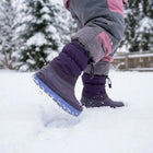Rayve Snowstorm laste barefoot-talvesaapad, Purple