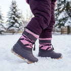 Rayve Frost Hopper laste barefoot-talvesaapad, Purple/Pink