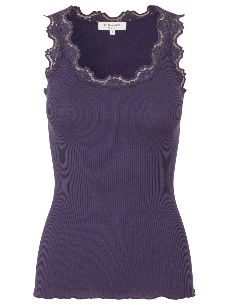Rosemunde Iconic siidist särgik, purple velvet