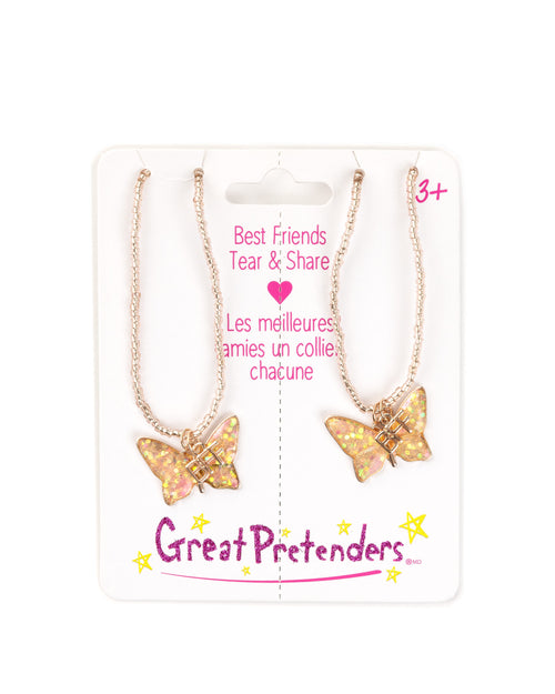 Great Pretenders BFF (best friends forever) Poolita ja jaga liblikakaelakeed