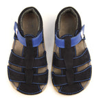 EF Barefoot nahast sandaalid, navy