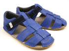 EF Barefoot nahast sandaalid, royal blue