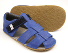 EF Barefoot nahast sandaalid, royal blue