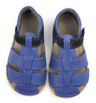 EF Barefoot nahast sandaalid, royal blue