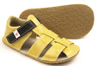 EF barefoot nahast sandaalid, Kollane