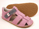 EF Barefoot nahast sandaalid, heleroosa