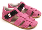 EF Barefoot nahast sandaalid, tumeroosa