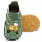 Dodo nahast barefoot-sandaalid, mumm/verde