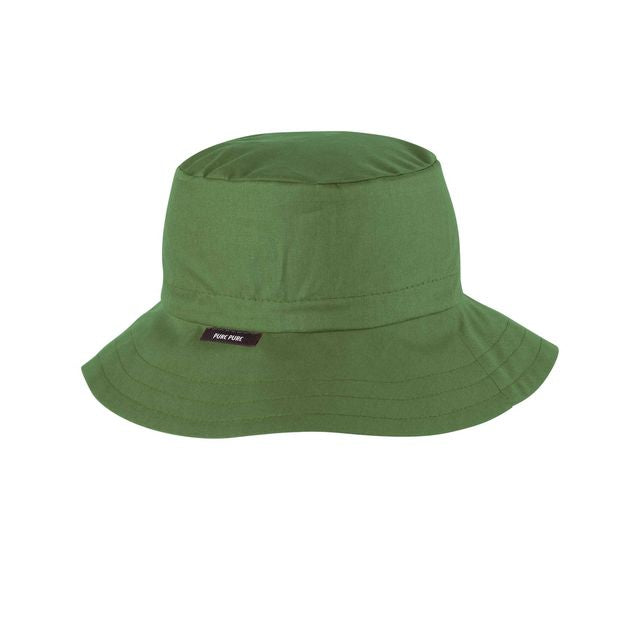 Pure Pure by Bauer orgaanilisest puuvillast päikesekaitse kaabu, UPF50, matcha