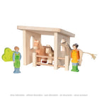 Holztiger, puidust Loomade varjualune